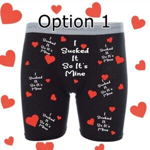 Personalized Men’s Underwear – Funny 'I Sucked It So It's Mine, Husband …